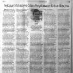 Read more about the article Pelibatan Mahasiswa dalam Penyelamatan Korban Bencana